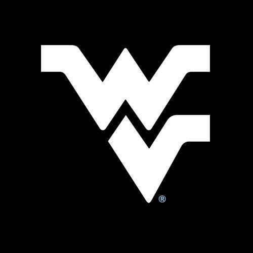 WVU Large White WV Decal