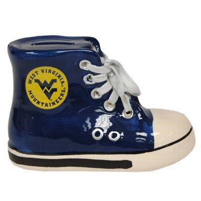 WVU Converse Style Shoe Bank