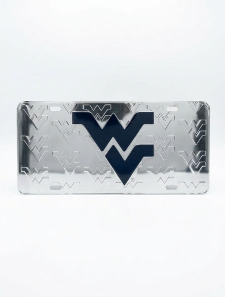 WVU Satin Symbol License Plate