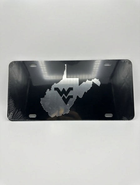 WVU License Plate