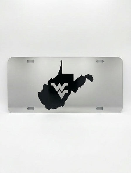 WVU License Plate