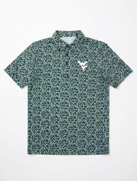 WVU Mens Seasons Polo