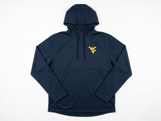 WVU Connected Hooded Quarter Zip