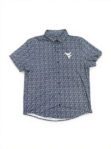 WVU Mens Lianthus Button Down Shirt