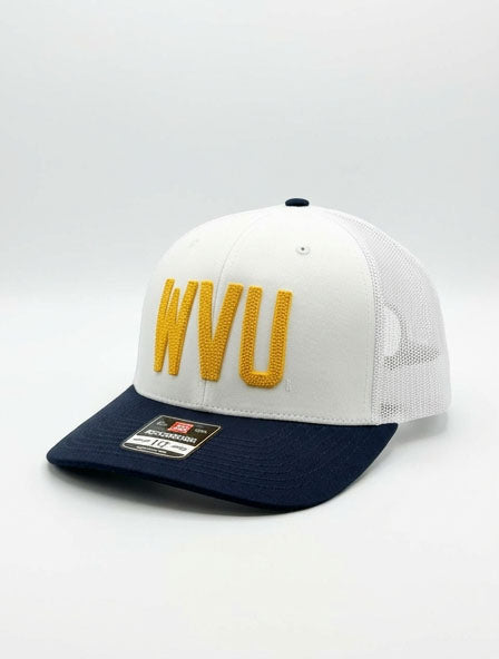 WVU Split Color Trucker Hat