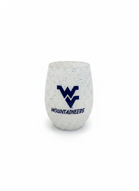 WVU Steamless Wine Glass