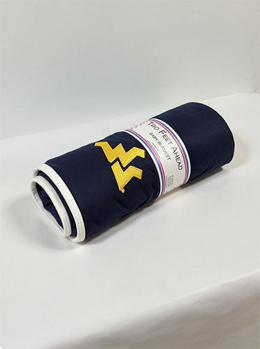 WVU Cotton Baby Blanket
