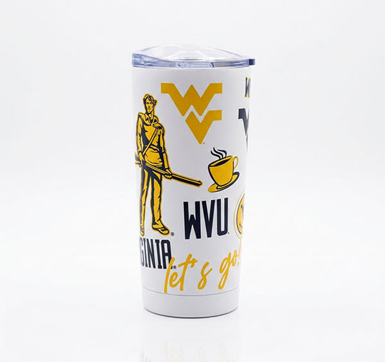 WVU 20oz Travel Mug