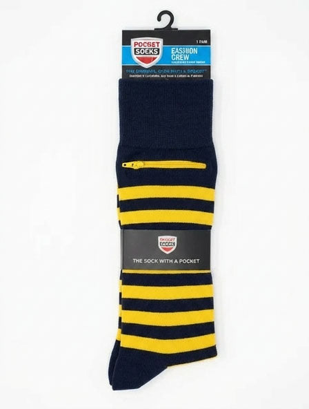 WVU Mens Pocket Socks