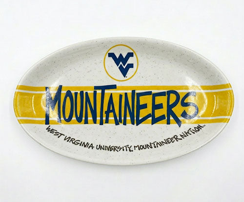 WVU Oval Plate