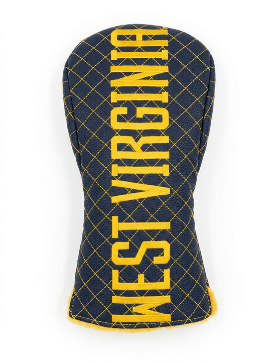 WVU Quilted Driver Cover