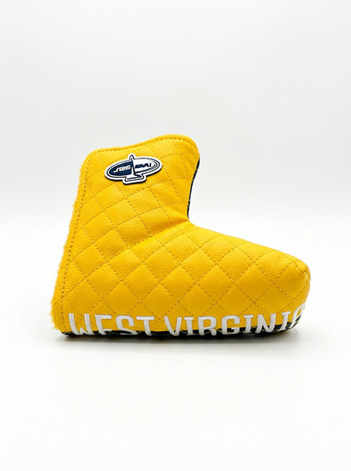 WVU Quilted Blade Putter Cover