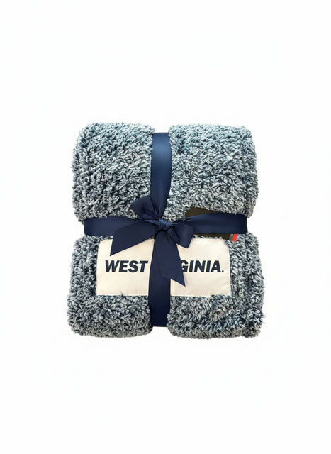 WVU Frosty Fleece Throw