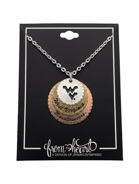 WVU Haute Stamp Necklace