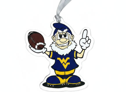 WVU Gnome Ornament