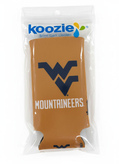 WVU Slim Can Koozie