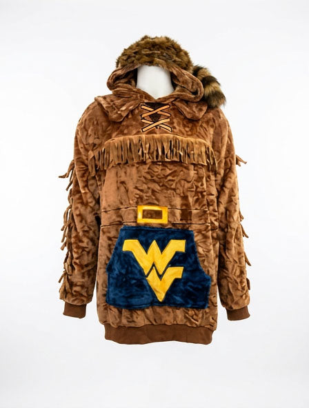 WVU Blanket Hoodie and Pillow