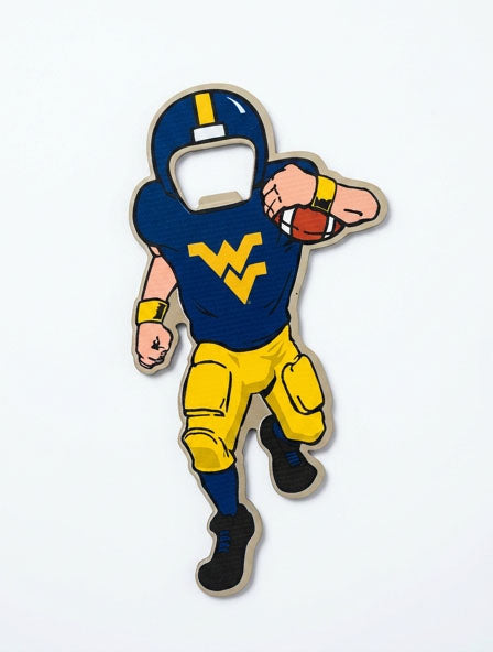 WVU Bottle Opener Magnet