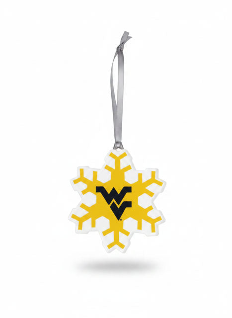WVU Snowflake Ornament