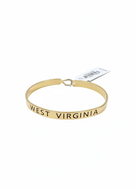 WVU Bangle Bracelet
