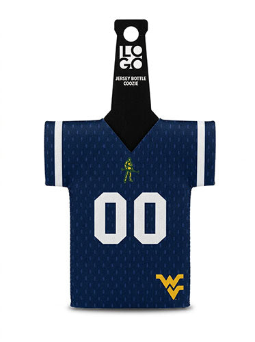 WVU Football Bottle Coozie