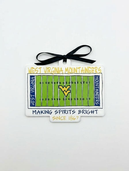 WVU Christmas Tree Ornament