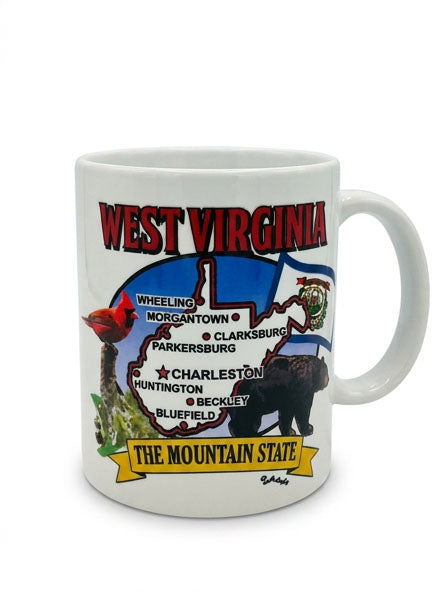 WV Map Mug
