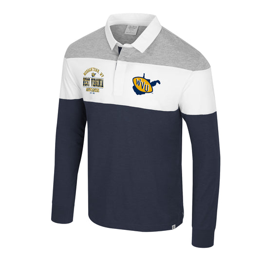 WVU Ground Floor Long Sleeve Polo