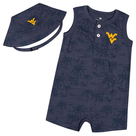 WVU Infant Boys Romper