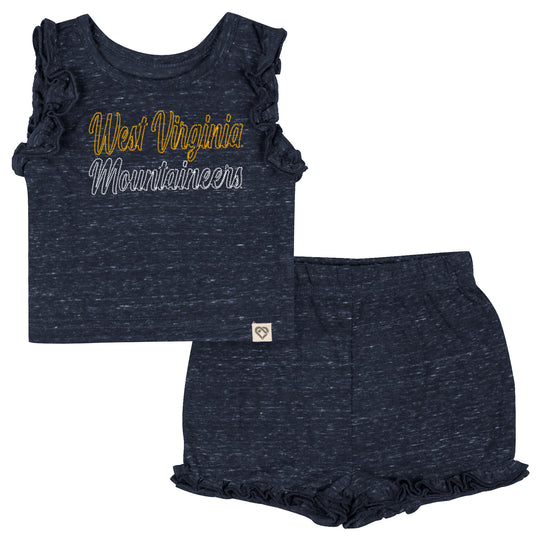 WVU Infant Girls Tank Set