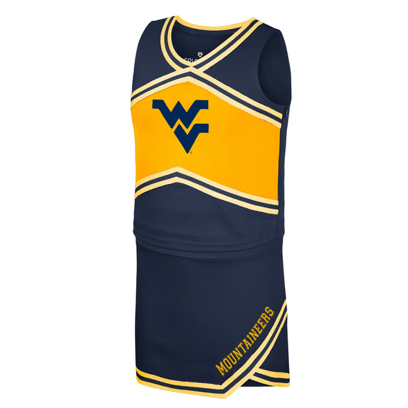 WVU Youth Girls Time for Recess Cheer Outfit