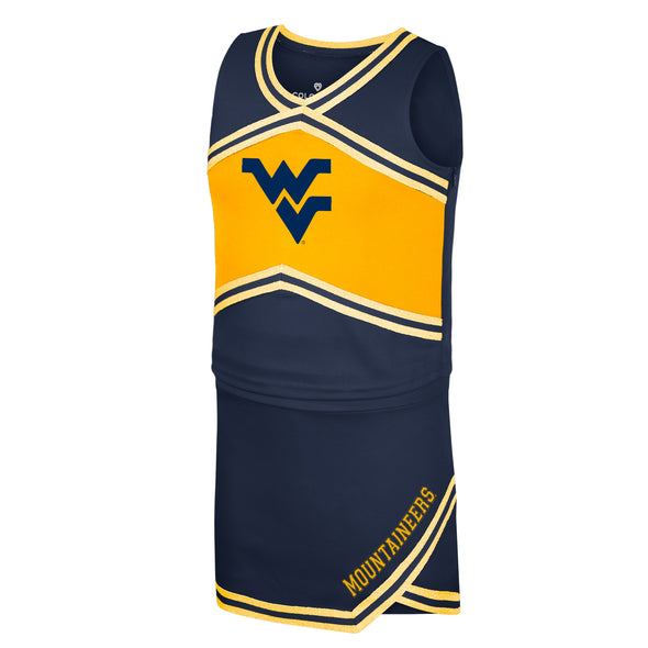 WVU Youth Girls Time for Recess Cheer Outfit