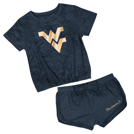 WVU ToddlerGirls Sparkler Set