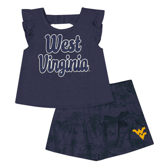 WVU Toddler Girls Two Piece Set