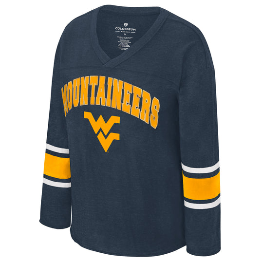 WVU Womens Fire! Long Sleeve Tee