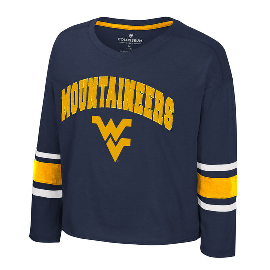 WVU Girls Fire! Long Sleeve Tee