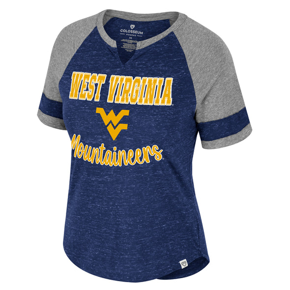 WVU Womens Special Agent Vnotch Tee