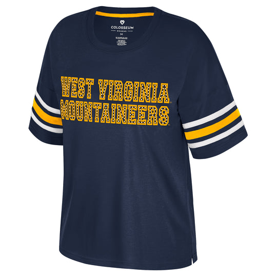 WVU Womens Tina Studded Short Sleeve Tee