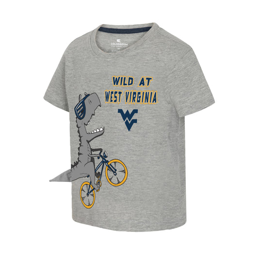 WVU Toddler Wild Dino Tee