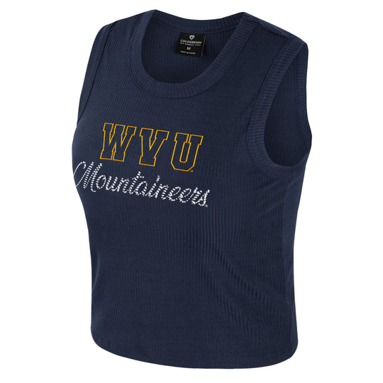 WVU Womens Sublime Ribbed Tank