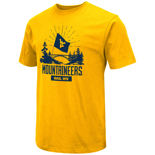 WVU Mens Gold 2023 Fan Tee