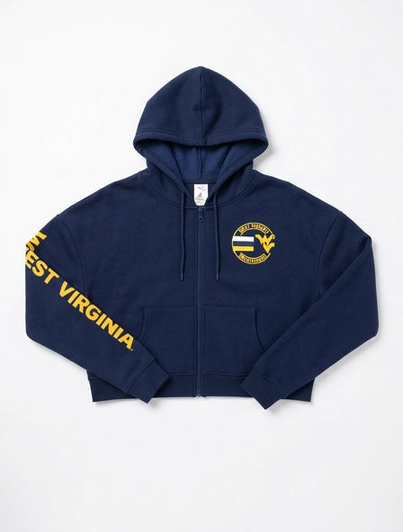 WVU Cropped Hoodie