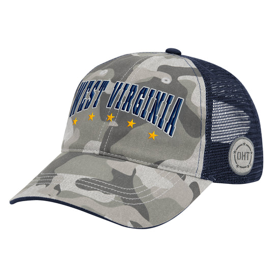 WVU Mens OHT Field Tailgate Hat
