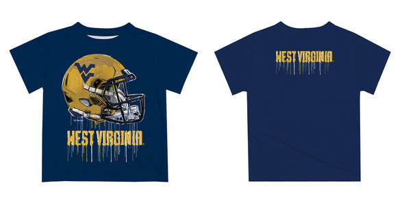 WVU Toddler Dripping Helmet Tee