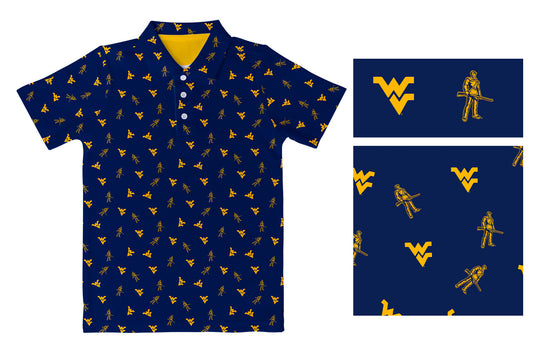 WVU Repeat Toddler Polo