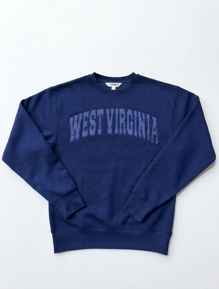 WVU Satin Graphic Crew