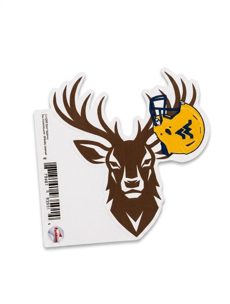 WVU Deer Sticker