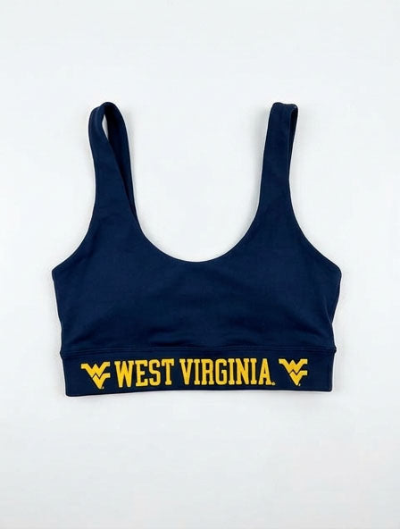 WVU Womens Scoop Bra