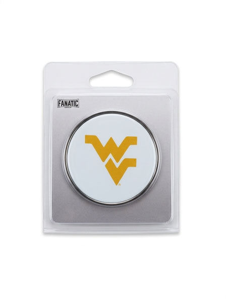 WVU Round Car Emblem
