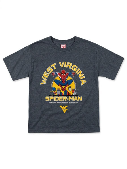 WVU Youth Spiderman Tee